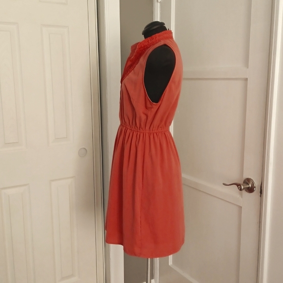 Forever 21 sleeveless Orange summer dress - Picture 4 of 9